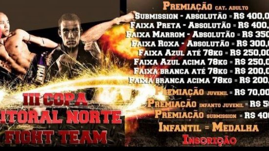 Imagem Campeonato de Jiu Jitsu e Muay Thai agita Lauro de Freitas no domingo