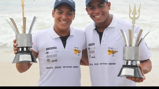 Imagem Papa-títulos: baianos, Allan do Carmo e Ana Marcela faturam mais um troféu