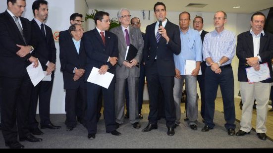 Imagem Emocionado, Marcelo Sant&#039;ana é empossado como novo presidente do Bahia