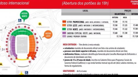 Imagem Ingressos seguem à venda para amistoso entre Bahia e Shakhtar 