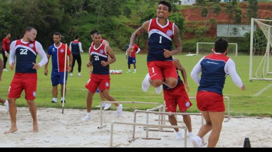 Imagem   Treino físico em mais um dia de treinamento na pré-temporada