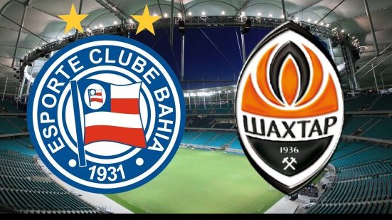 Imagem Bahia x Shakhtar será alvo de transmissão em TV fechada