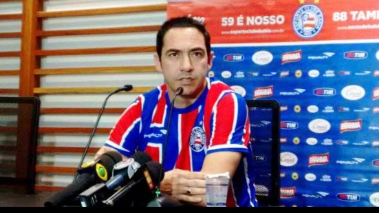 Imagem Chicão é apresentado e exalta o Bahia: "clube grande"