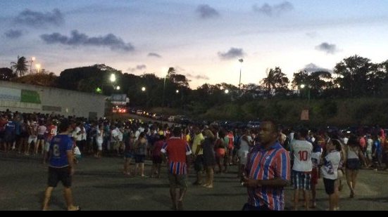 Imagem Bahia justifica tumulto e confusão no acesso a Pituaçu