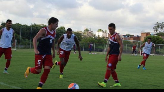 Imagem Com treino coletivo, Bahia encerra preparação para encarar a Jacuipense