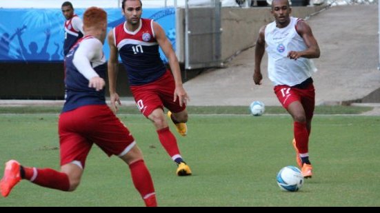 Imagem Com treino na Arena, Bahia encerra preparação para duelo com o Globo (RN)