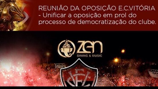 Imagem Insatisfeita, oposição do Vitória marca reunião para democratizar o clube