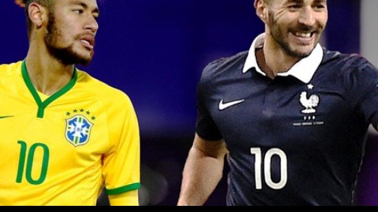 Imagem Brasil e França reeditam final da Copa de 98 em amistoso na Europa