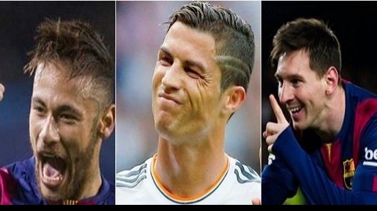 Imagem Em estudo sobre atacantes, Neymar supera Cristiano Ronaldo; Messi lidera lista