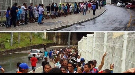 Imagem Divulgada nova parcial: 33 mil ingressos vendidos para Bahia x Sport