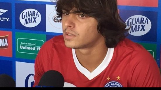Imagem Apreensivo com trote, atacante do sub-20 do Bahia já pensa na final do Baianão