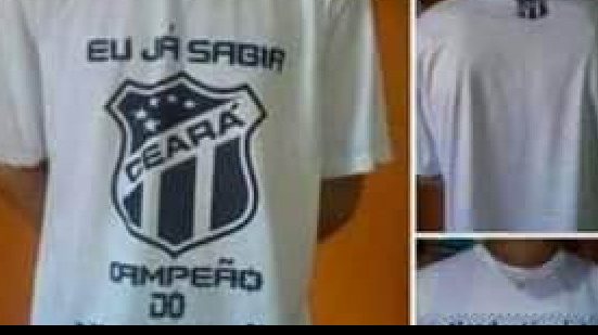 Imagem Vazam camisas comemorativas do possível título do Ceará