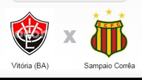 Imagem Sampaio Corrêa utiliza polêmico escudo do Vitória em site oficial