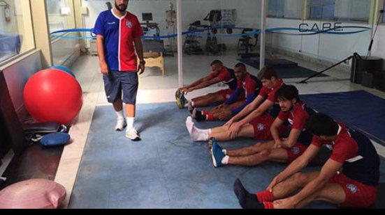 Imagem Com apenas cinco titulares, parte do elenco do Bahia treina no CT do Cruzeiro