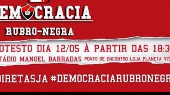 Imagem Rubro negros organizam protesto após humilhações: vamos resgatar nosso Vitória