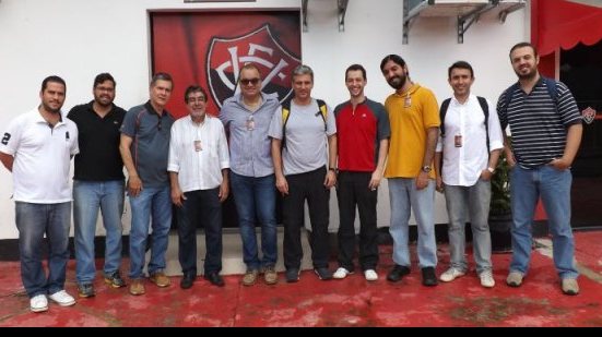 Imagem Integrantes do Comitê Olímpico Internacional visitam instalações do Barradão