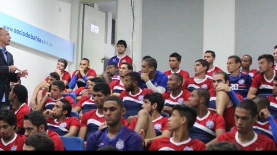 Imagem Elenco do Bahia participa de palestra sobre doping