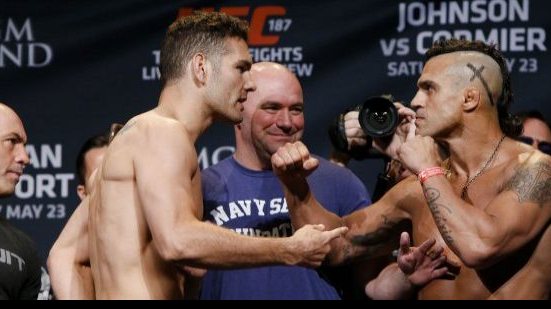 Imagem UFC 187: Vitor Belfort e Chris Weidman disputam cinturão do peso médio