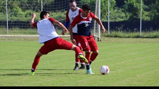 Imagem Manhã de terça do Bahia foi de treino físico e técnico no Fazendão