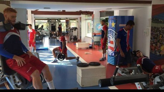 Imagem Bahia inicia semana do BAVI com trabalho físico em academia no Fazendão