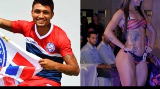 Imagem Após renovar contrato, Kieza desabafa em rede social e tem apoio da namorada