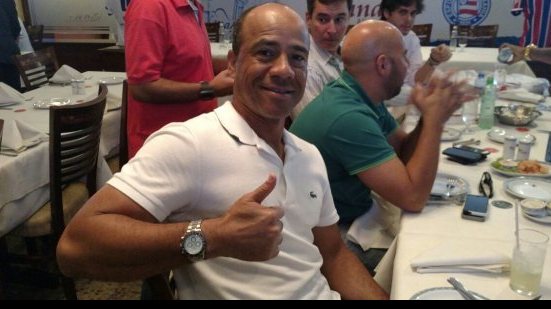 Imagem Sérgio Soares comemora permanência de Kieza no Bahia: tem muita qualidade