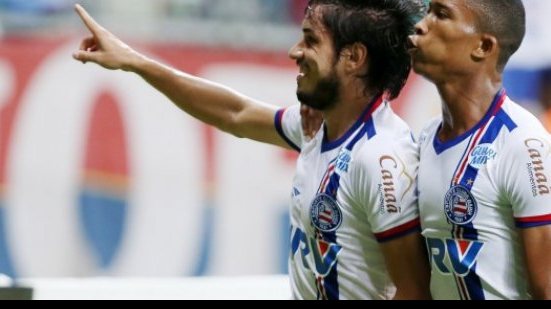 Imagem Vídeo: veja o gol de Tiago Real que selou o triunfo do Bahia sobre o Oeste 