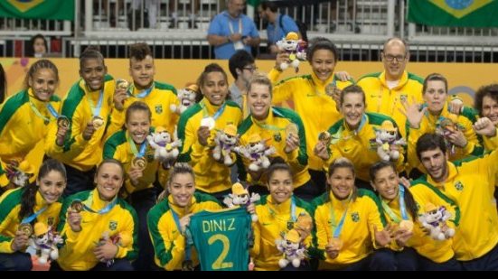 Imagem Brasil é ouro no handebol feminino no Pan de Toronto