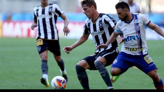 Imagem Confira os gols do empate entre Bahia e Botafogo