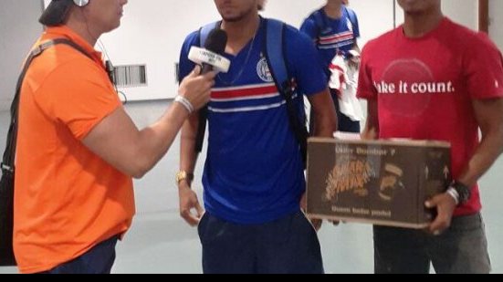Imagem Autor de golaço na Fonte Nova, Vitor é eleito craque Guaramix