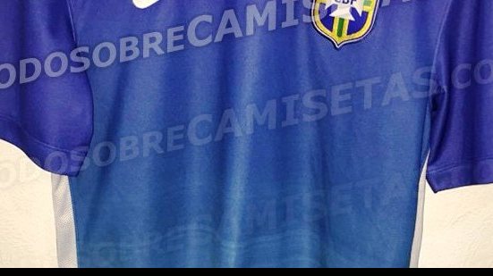 Imagem Foto: nova camisa da seleção brasileira vaza na rede