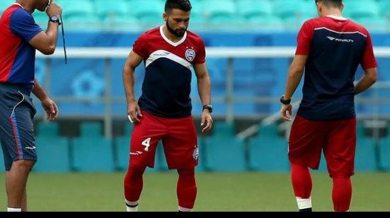 Imagem De olho no Sport, Bahia vai treinar na Fonte antes de jogo pela Sulamericana