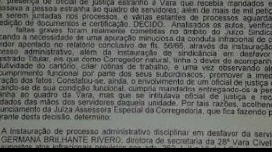 Imagem TJ abre sindicância contra juiz responsável pela intervenção do Bahia