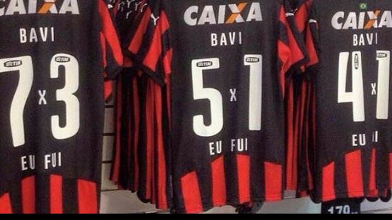 Imagem Camisas do Vitória eternizam goleadas em BAVI&#039;s; clube se exime de autoria