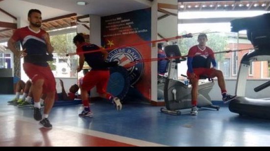 Imagem Bahia inicia semana com treino físico no Fazendão