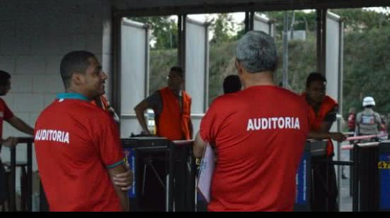 Imagem Auditoria é realizada no Barradão para avaliar acessos e coibir cambistas