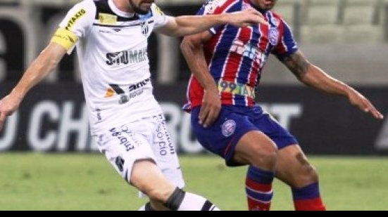 Imagem Confira os gols do empate entre Ceará e Bahia, no Castelão