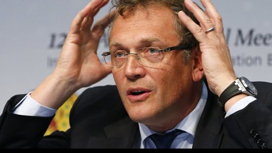 Imagem FIFA anuncia demissão de Jérôme Valcke, secretário geral da entidade