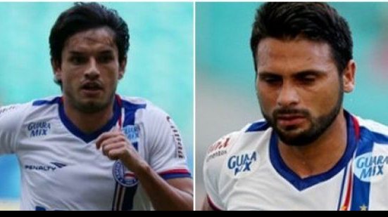 Imagem Tiago Real e Maxi Biancucchi desfalcam o Bahia diante do Sampaio Corrêa