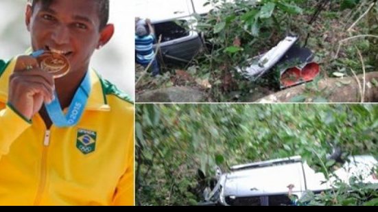 Imagem Baiano campeão mundial de canoagem capota carro na BR-101