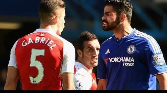 Imagem Liga inglesa anula expulsão de Gabriel Paulista após chute em Diego Costa