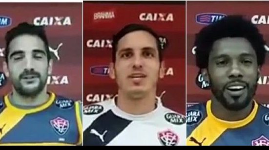 Imagem Jogadores do Vitória convocam torcida em campanha #BarradãoCasaCheia