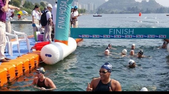 Imagem Baianos brilham e vencem etapa da China da Copa do Mundo de Maratona Aquática