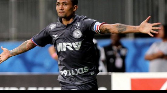 Imagem Confira o gol de Kieza, que deu o triunfo ao Bahia sobre o Criciúma