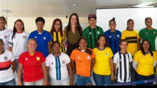 Imagem Aprovadas na Caravana do Futebol Feminino são sorteadas para clubes do Baianão