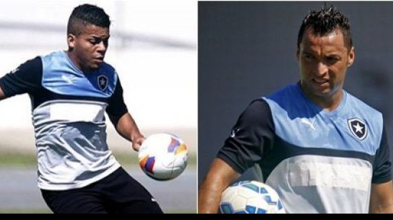 Imagem Meia e lateral não treinam no Botafogo e são dúvidas para duelo com o Bahia