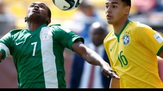 Imagem Brasil é goleado pela Nigéria e está fora do Mundial sub-17 do Chile