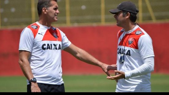 Imagem Sem Escudero e com Amaral, Vitória realiza treino técnico