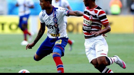 Imagem Bahia leva virada do Santa Cruz e cai para 8º na Série B