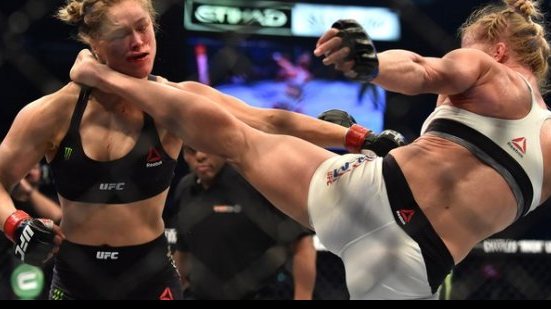 Imagem Fim de um reinado: Ronda Rousey é nocauteada por Holm e perde cinturão